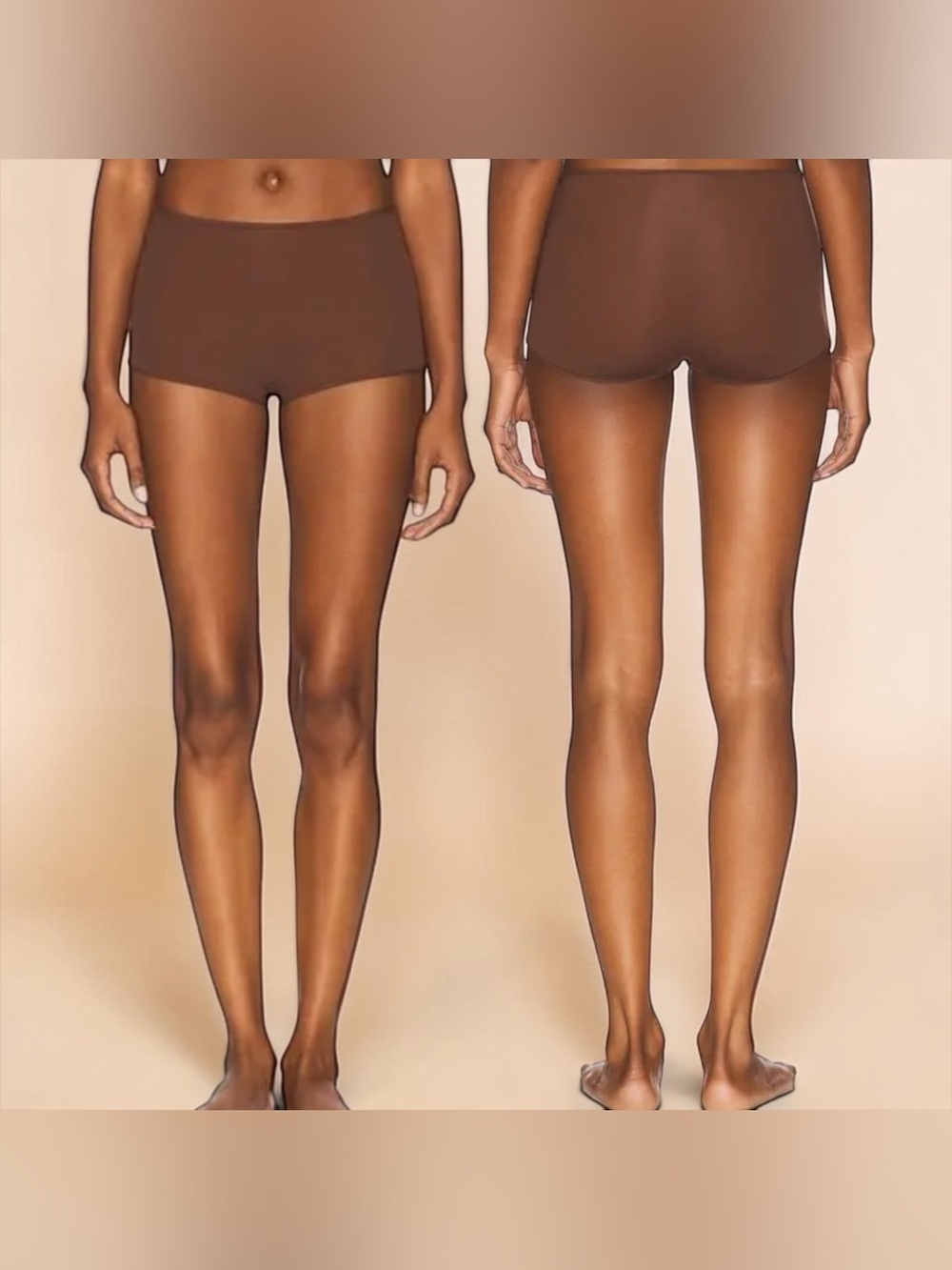 SKIMS Soft Smoothing Seamless Boyshort | Cocoa | S | NWT 🍫
